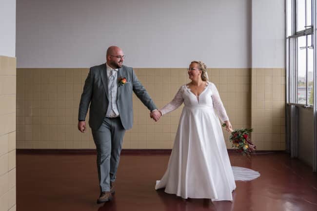 Een bruiloft waarbij niet alles goed ging bij de Oude van Nelle fabriek en de Witte brug