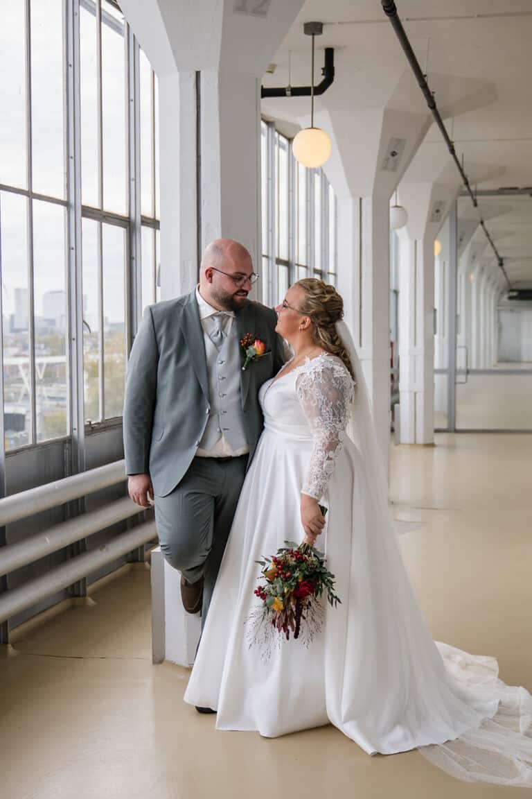 Trouwfoto’s bij Oude van Nelle Fabriek -Bruiloft Rotterdam