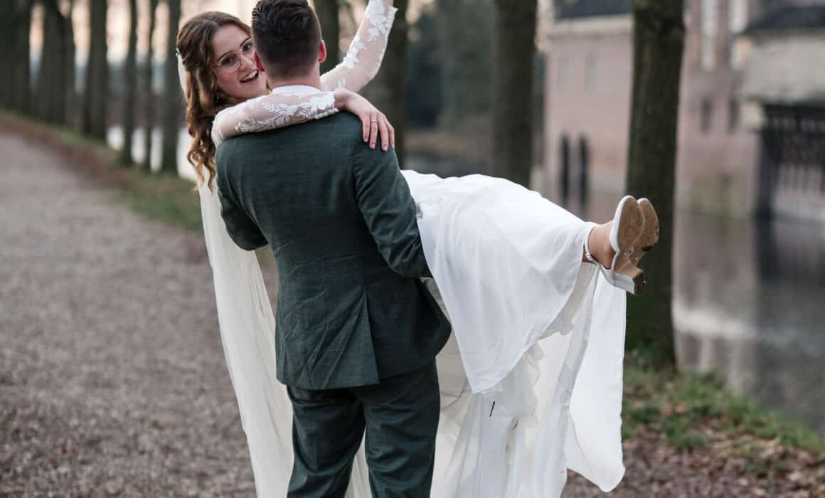 Een winterse bruiloftshoot bij Kasteel Amerongen -Emma Susan Fotografie